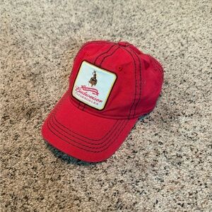 Budweiser Red Cap with Embroidered Patch
